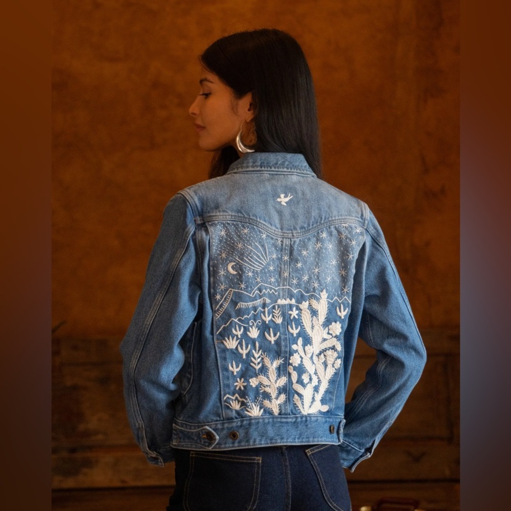 Mi Golondrina x Tecovas Denim Trucker Jacket -  Limited Edition - New with Tags